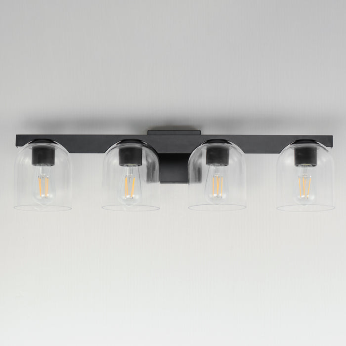 Maxim Scoop 4-Light Bath Vanity Model: 21234CLBK