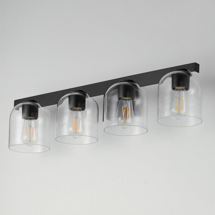 Maxim Scoop 4-Light Bath Vanity Model: 21234CLBK