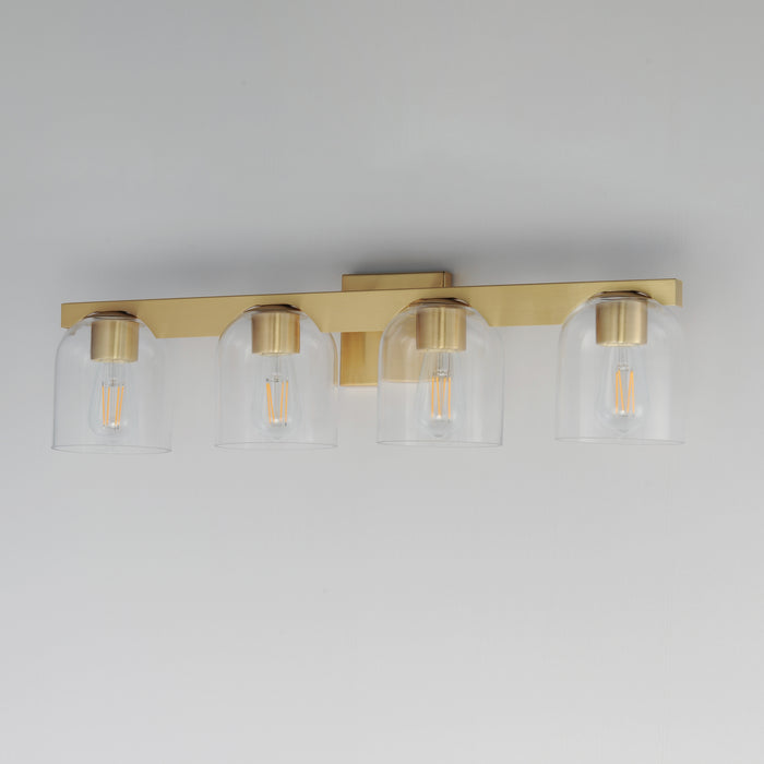 Maxim Scoop 4-Light Bath Vanity Model: 21234CLNAB