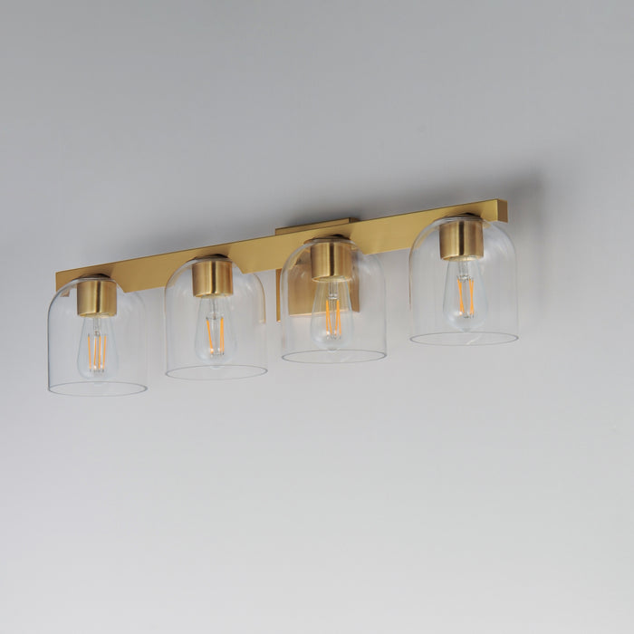 Maxim Scoop 4-Light Bath Vanity Model: 21234CLNAB