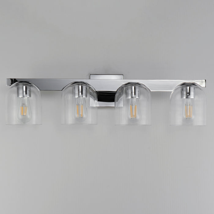Maxim Scoop 4-Light Bath Vanity Model: 21234CLPC