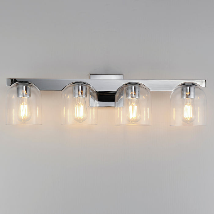 Maxim Scoop 4-Light Bath Vanity Model: 21234CLPC