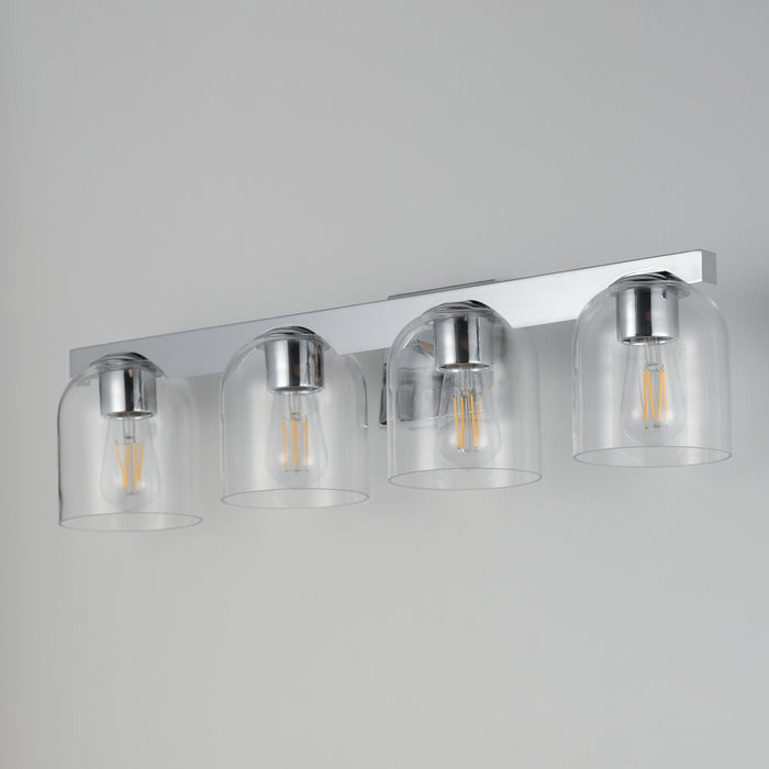 Maxim Scoop 4-Light Bath Vanity Model: 21234CLPC
