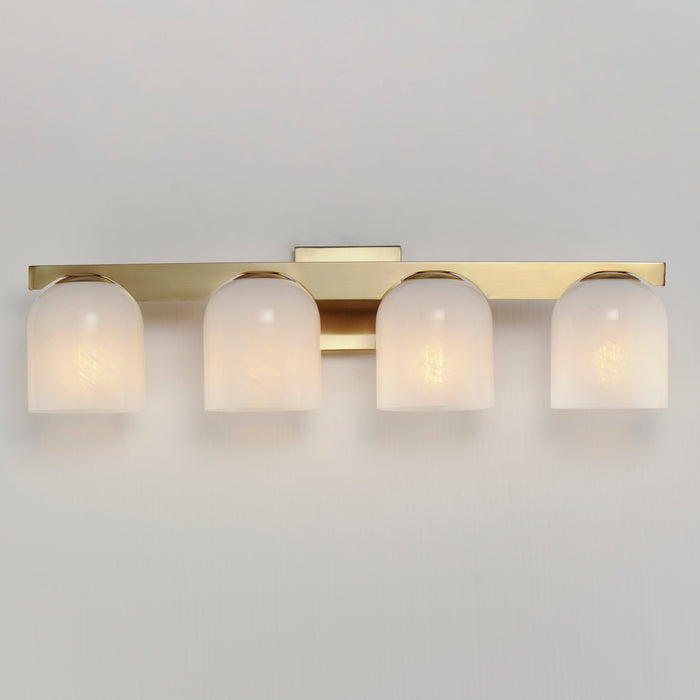 Maxim Scoop 4-Light Bath Vanity Model: 21234MRNAB