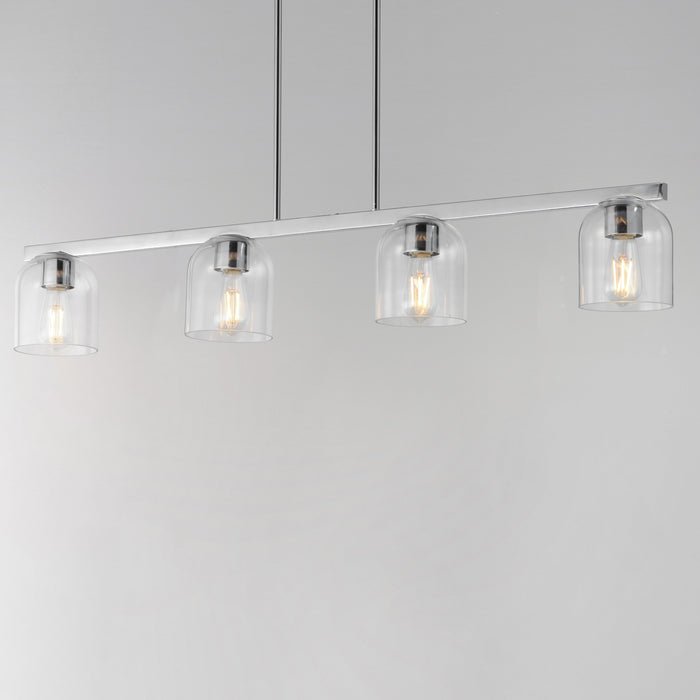 Maxim Scoop 4-Light Linear Pendant Model: 21236CLPC