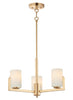 Maxim Dart 3-Light Chandelier Model: 21285SWSBR