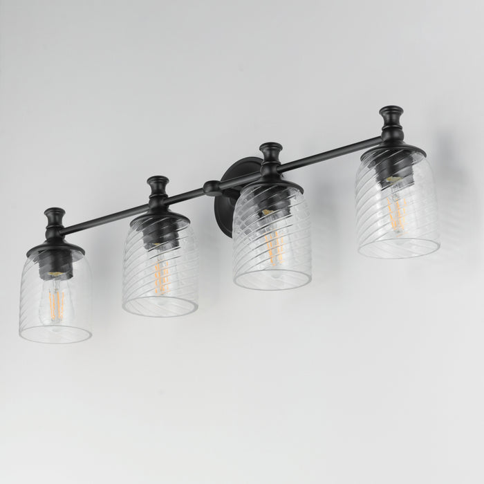 Maxim Swirl 4-Light Bath Vanity Model: 21354CRBK