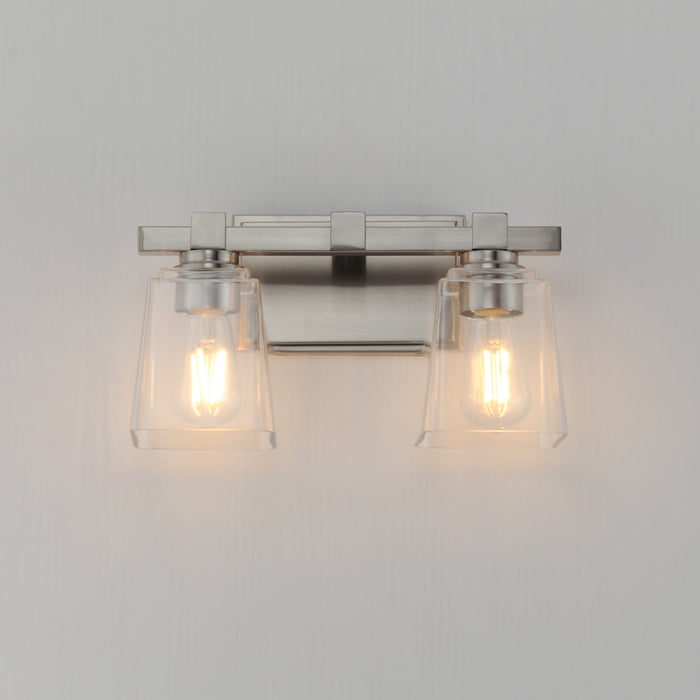 Maxim Cubos 2-Light Wall Sconce Model: 21382CLSN