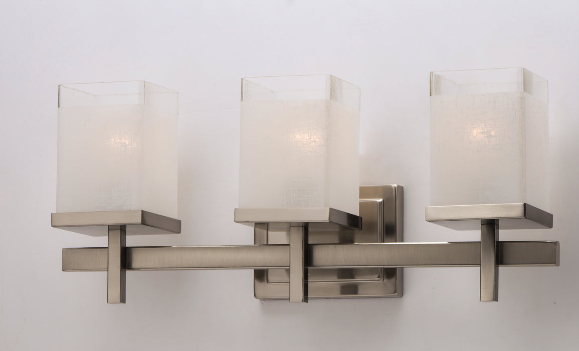 Maxim Tetra 3-Light Bath Vanity Model: 2153LNSN
