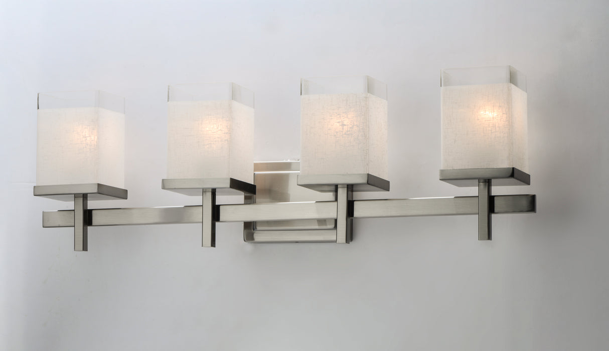 Maxim Tetra 4-Light Bath Vanity Model: 2154LNSN