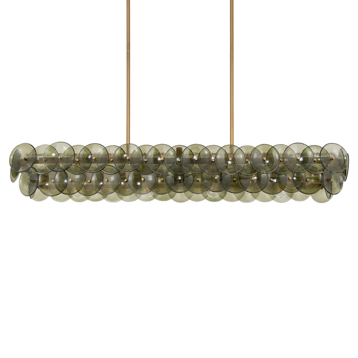 Maxim Loren 54 Linear Chandelier Model: 21826GNWBR