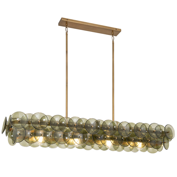 Maxim Loren 54 Linear Chandelier Model: 21826GNWBR