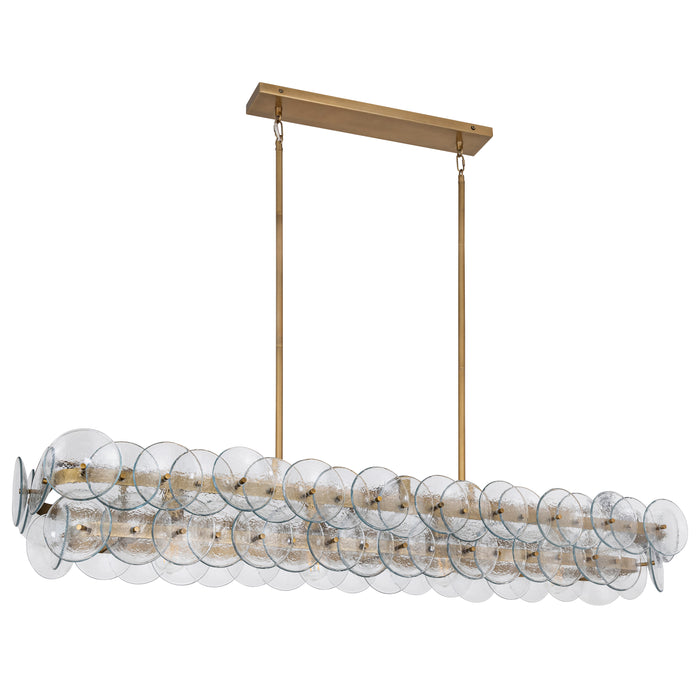 Maxim Loren 54 Linear Chandelier Model: 21826TCWBR