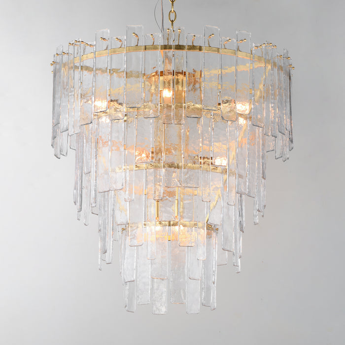 Maxim Warren 12-Light Pendant Model: 21837AGGL