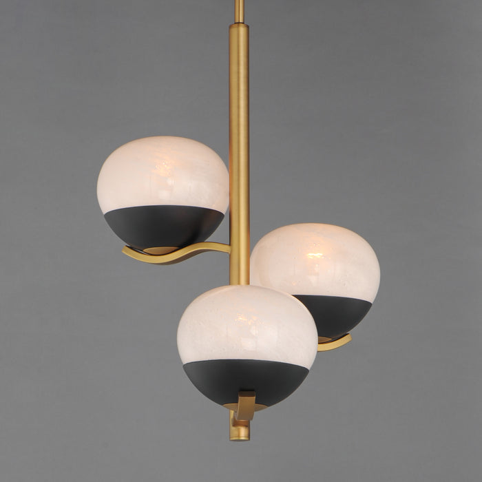 Maxim Lucerne 3-Light Chandelier Model: 24643MRBKNAB