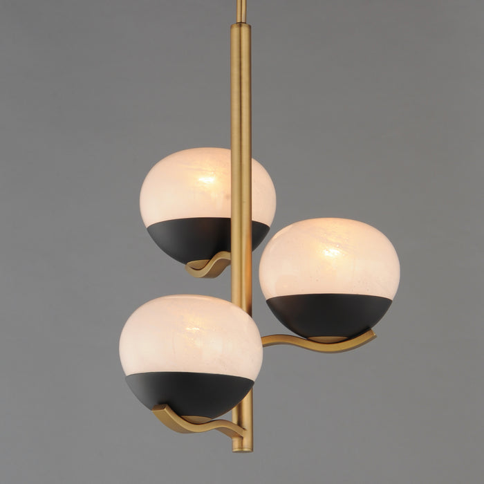 Maxim Lucerne 3-Light Chandelier Model: 24643MRBKNAB