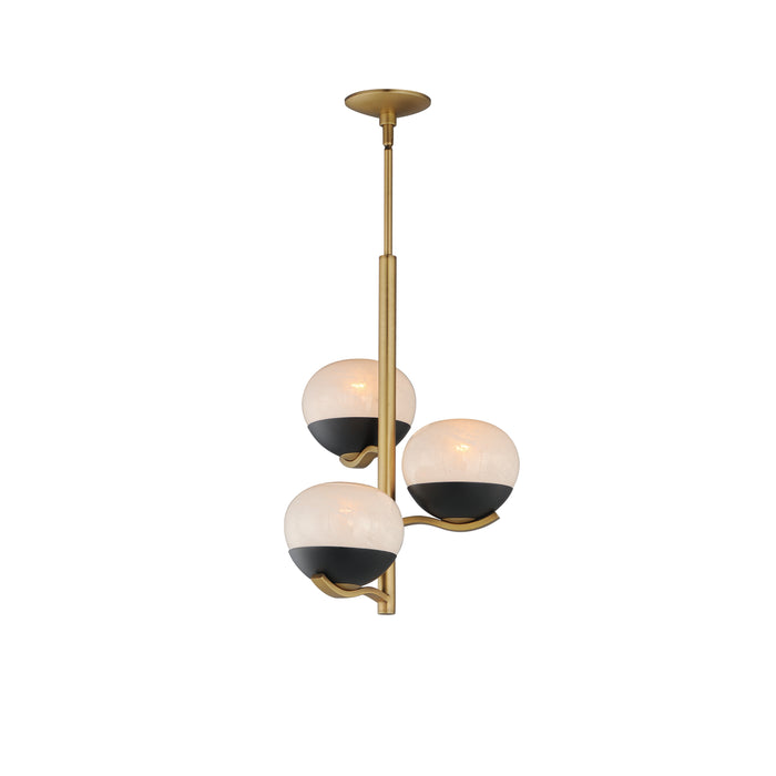 Maxim Lucerne 3-Light Chandelier Model: 24643MRBKNAB