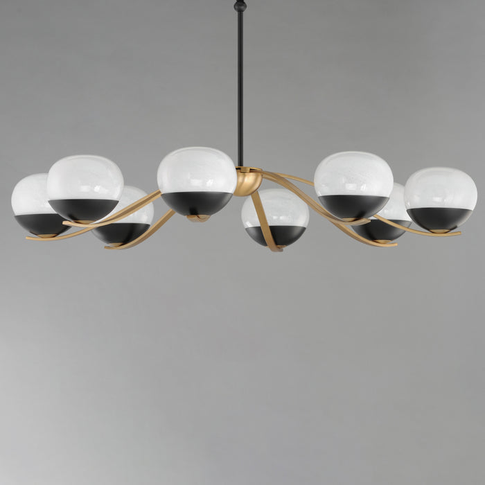 Maxim Lucerne 8-Light Chandelier Model: 24648MRBKNAB