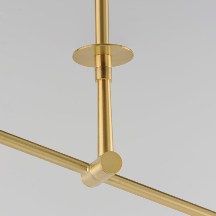 Maxim Equilibrium 2-Light LED Pendant Model: 26372CLNAB