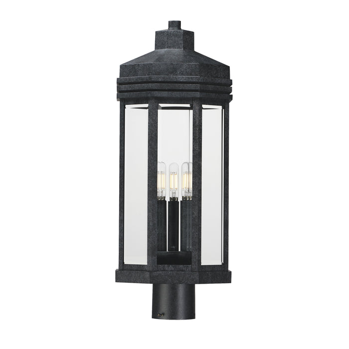 Maxim Wright 3-Light Outdoor Post Model: 30220CLBKP