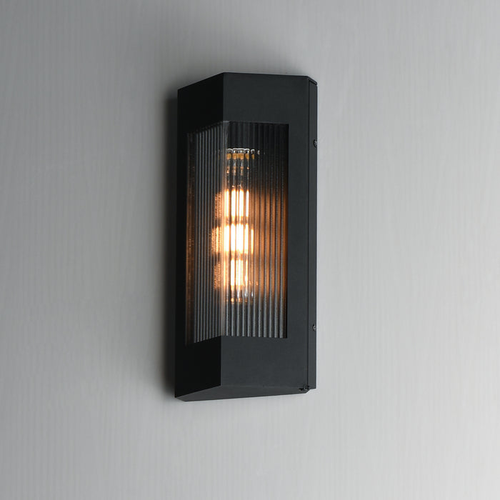 Maxim Triform 14 Outdoor Wall Sconce Model: 30761CRBKAB