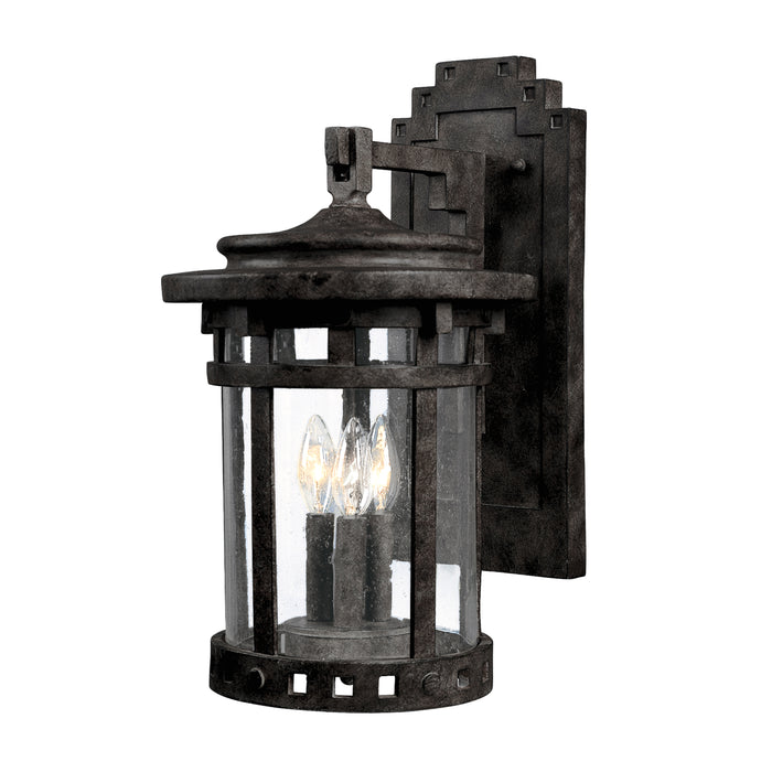 Maxim Santa Barbara Cast 3-Light Outdoor Wall Lantern Model: 3134CDSE