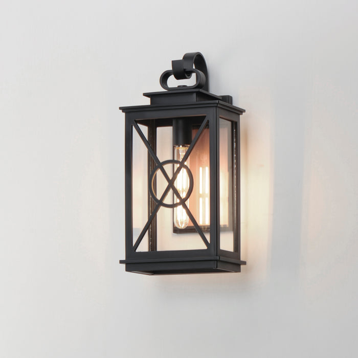 Maxim Yorktown VX 1-Light Outdoor Wall Sconce Model: 40804CLACPBK