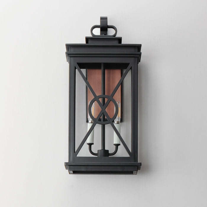 Maxim Yorktown VX 2-Light Outdoor Wall Sconce Model: 40806CLACPBK