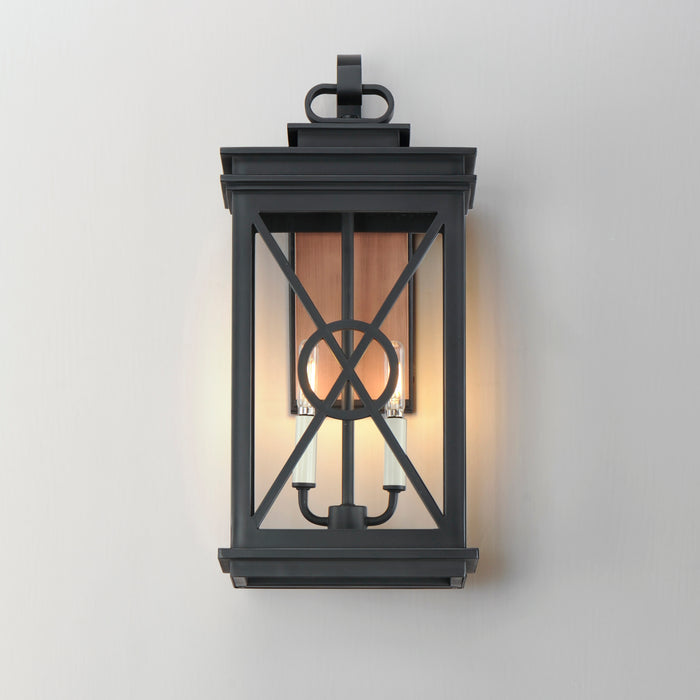 Maxim Yorktown VX 2-Light Outdoor Wall Sconce Model: 40806CLACPBK