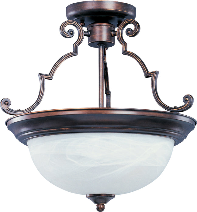 Maxim Essentials 2-Light Semi-Flush Mount Model: 5843MROI