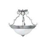 Maxim Essentials 2-Light Semi-Flush Mount Model: 5843MRSN
