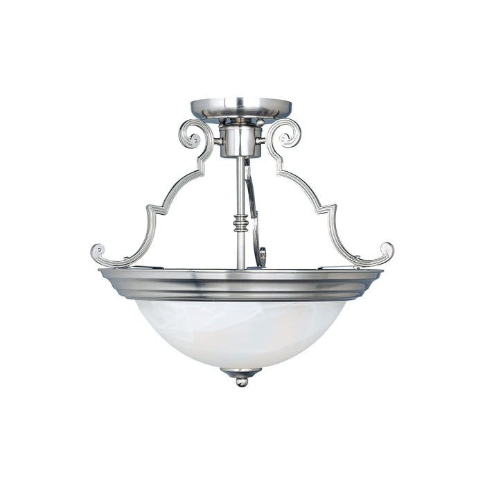 Maxim Essentials 2-Light Semi-Flush Mount Model: 5843MRSN