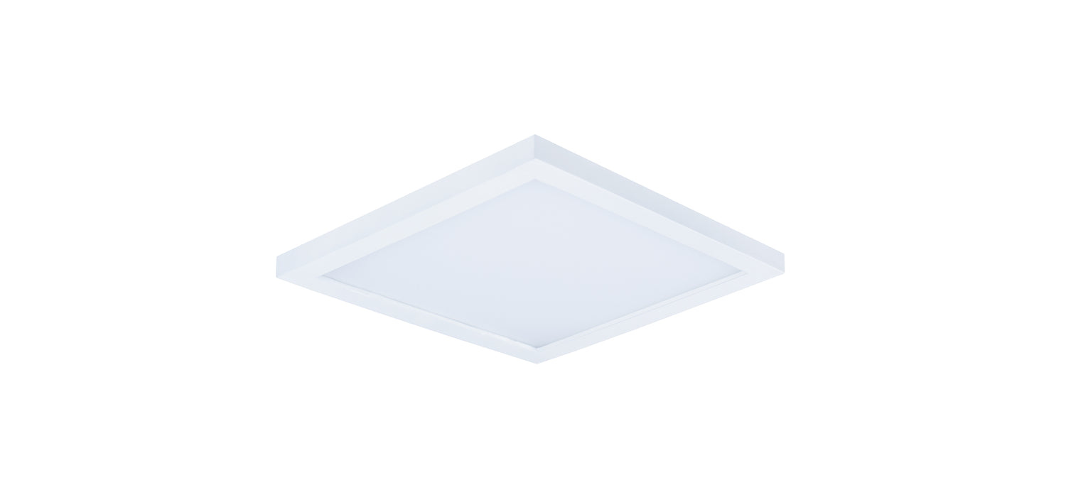 Maxim Wafer 5 SQ LED Surface Mount 3000K Model: 58720WTWT
