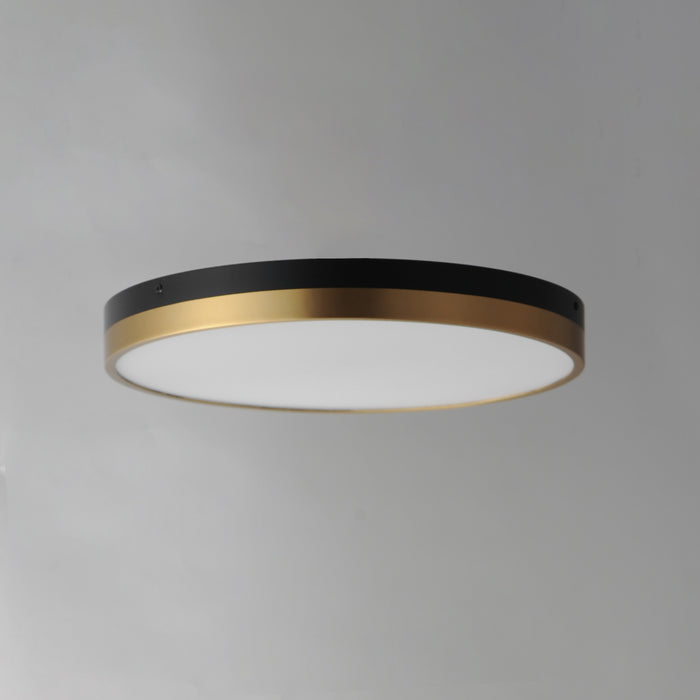 Maxim Dapper 16 LED Flush Mount Model: 59704WTBKAB