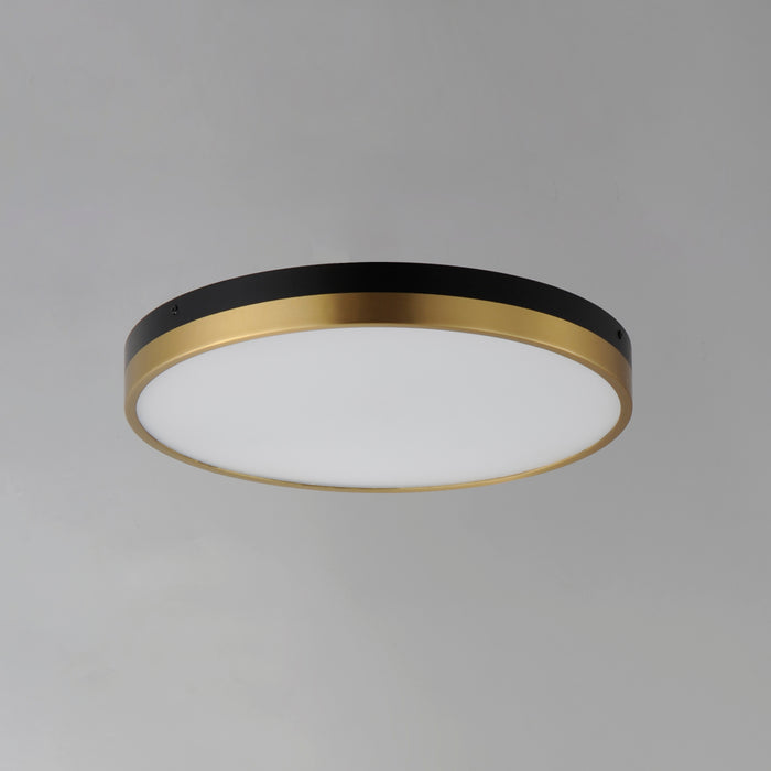 Maxim Dapper 16 LED Flush Mount Model: 59704WTBKAB
