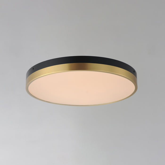 Maxim Dapper 16 LED Flush Mount Model: 59704WTBKAB