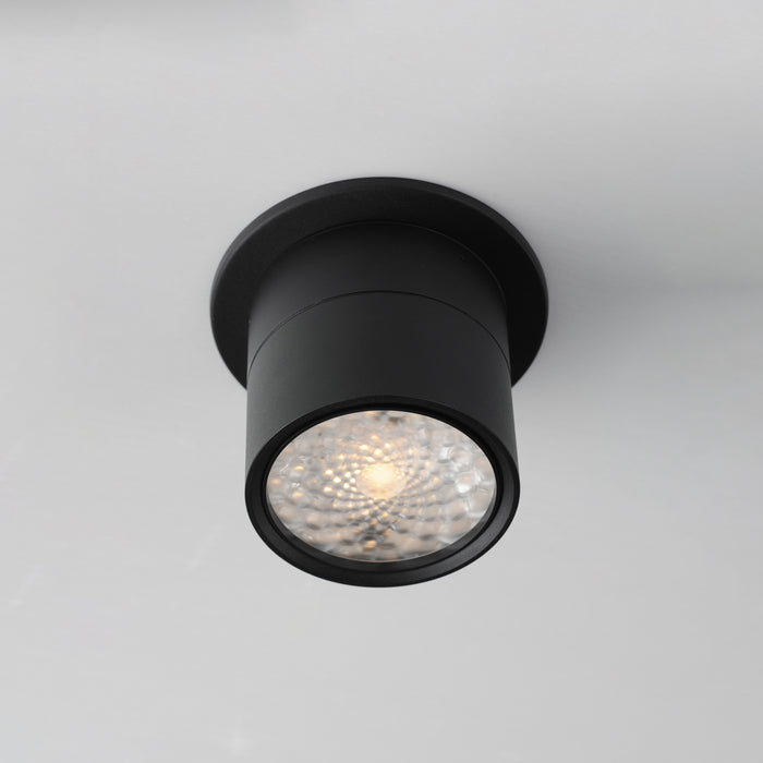 Maxim Swinger 5.25 Adjustable LED Flush Mount Model: 86242BK