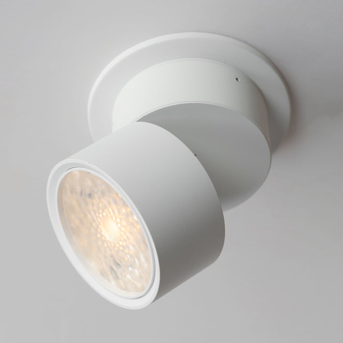 Maxim Swinger 5.25 Adjustable LED Flush Mount Model: 86242WT