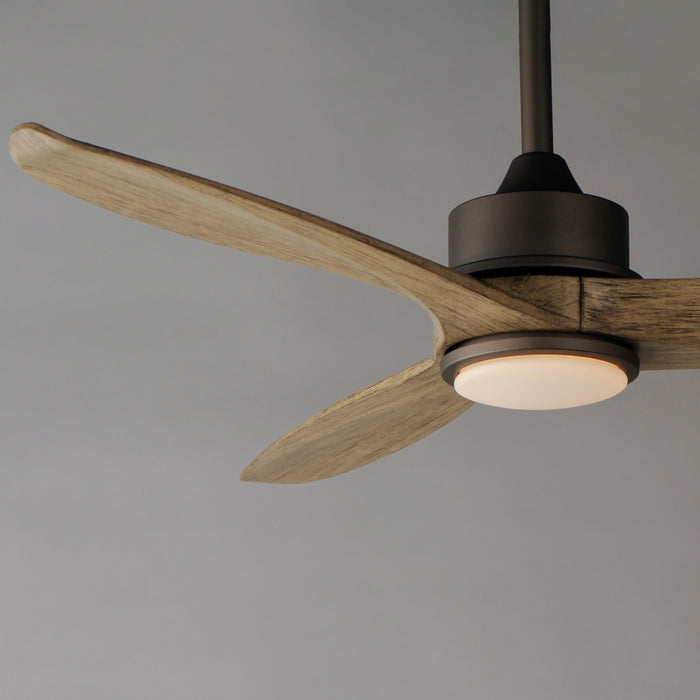 Maxim Woodwind 52 Solid Wood Blade Fan w LED Light Kit Model: 88831CHL
