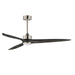 Maxim Woodwind 72 Solid Wood Blade Fan w LED Light Kit Model: 88833SN