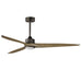 Maxim Woodwind 80 Solid Wood Blade Fan W LED Light Kit Model: 88834CHL