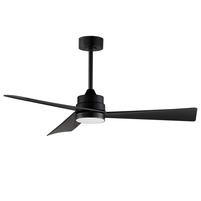 Maxim Vortex 52 Outdoor Fan with LED Light Kit Model: 88847WTBK