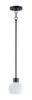 Maxim Coraline 1-Light Mini Pendant Model: 91270SWBK