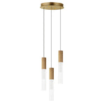 ET2 Reeds 3-Light LED Pendant Model: E11013-144GLD