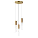 ET2 Reeds 3-Light LED Pendant Model: E11013-144GLD