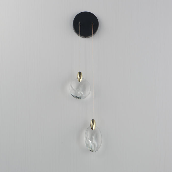 ET2 Pebble 2-Light Wall Sconce Model: E11072-122BKPG