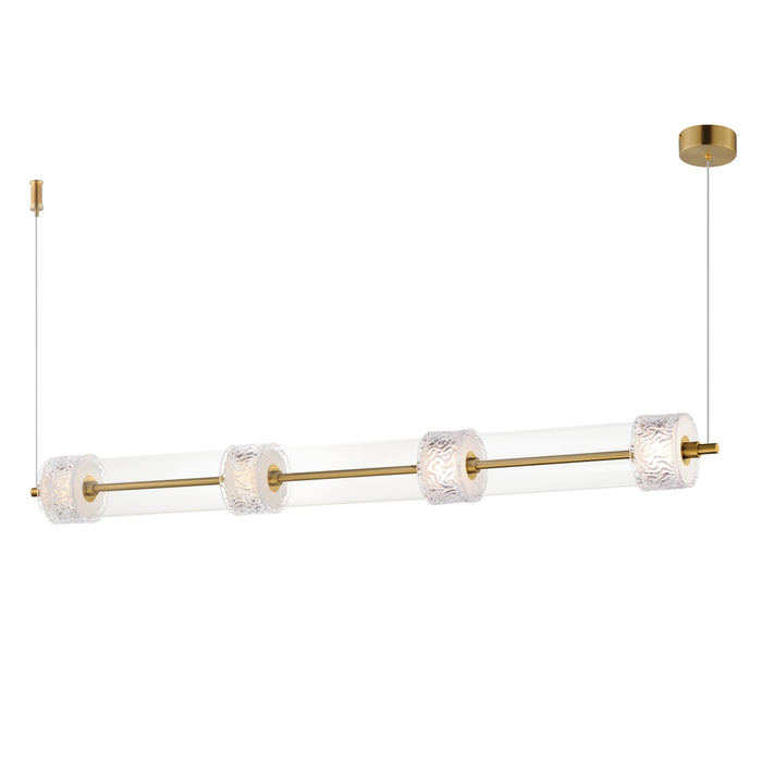 ET2 Elysian 4-Light LED Linear Pendant Model: E11084-124NAB