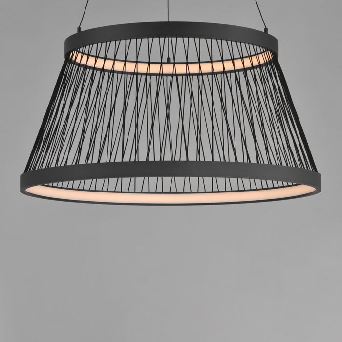 ET2 Loom Large LED Pendant Model: E20983-BK