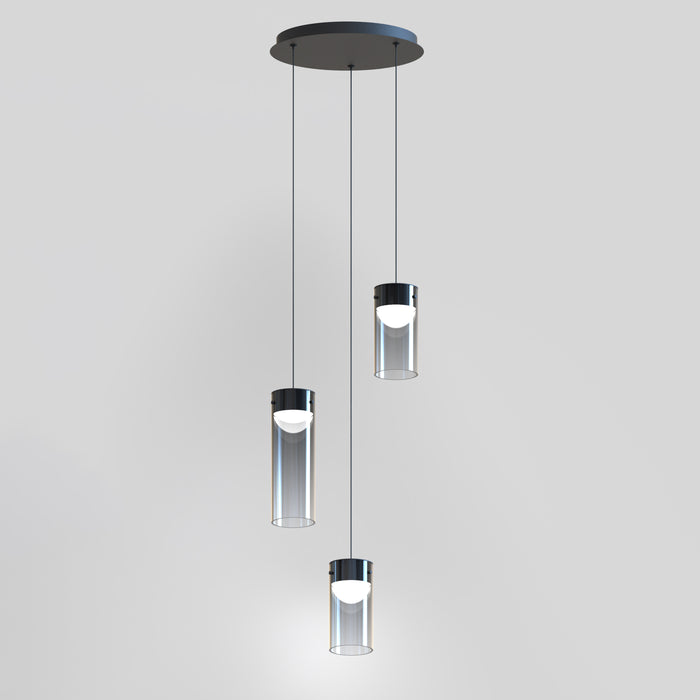 ET2 Highball Smoke 3-Light LED Pendant Model: E21183-142GM