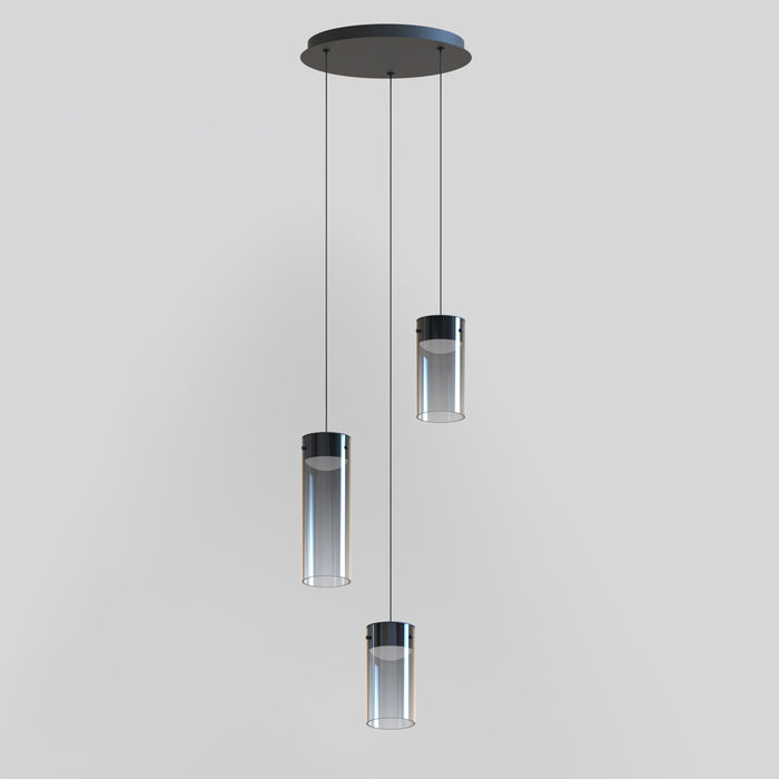 ET2 Highball Smoke 3-Light LED Pendant Model: E21183-142GM
